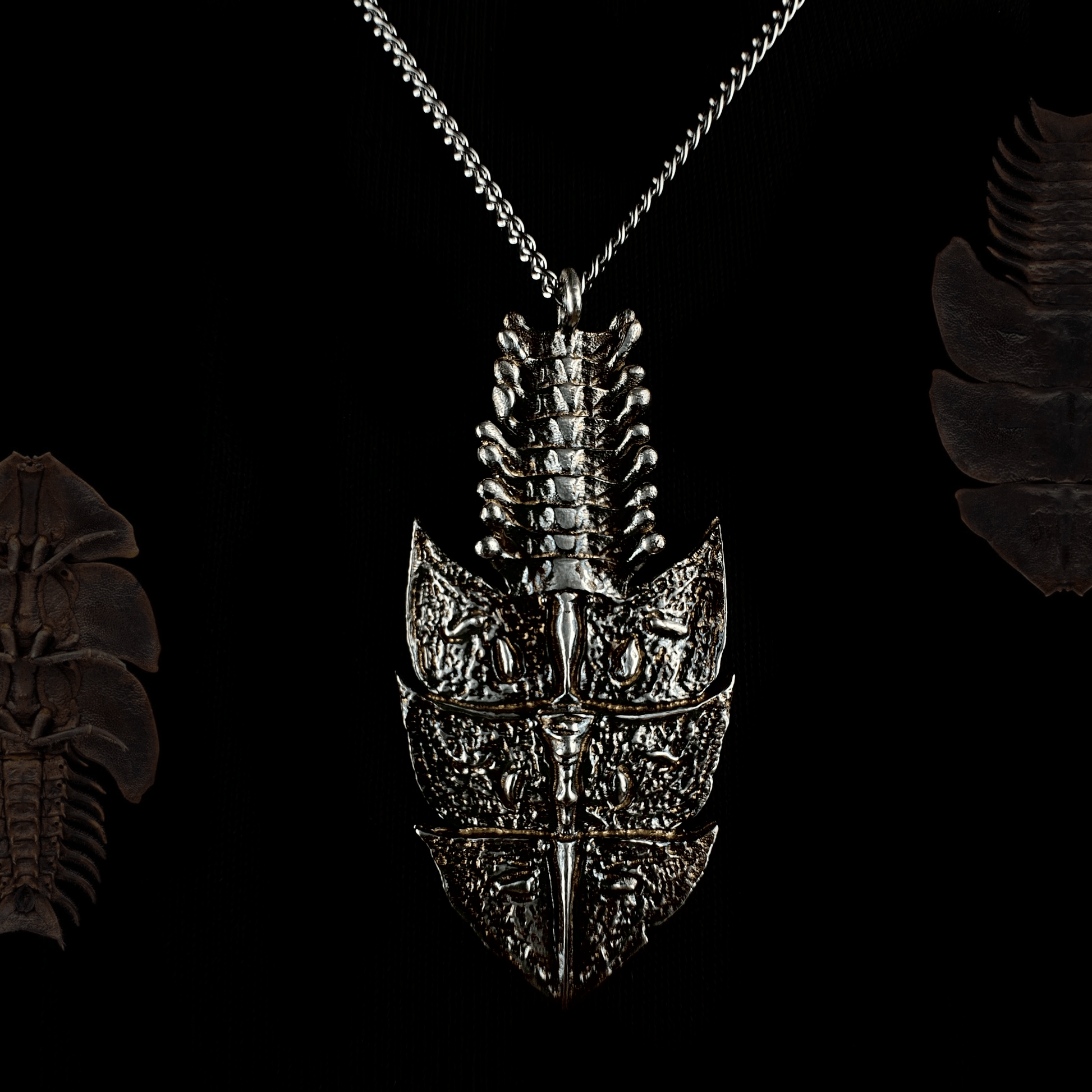 Trilobite bug necklace - chainsself - Pendants