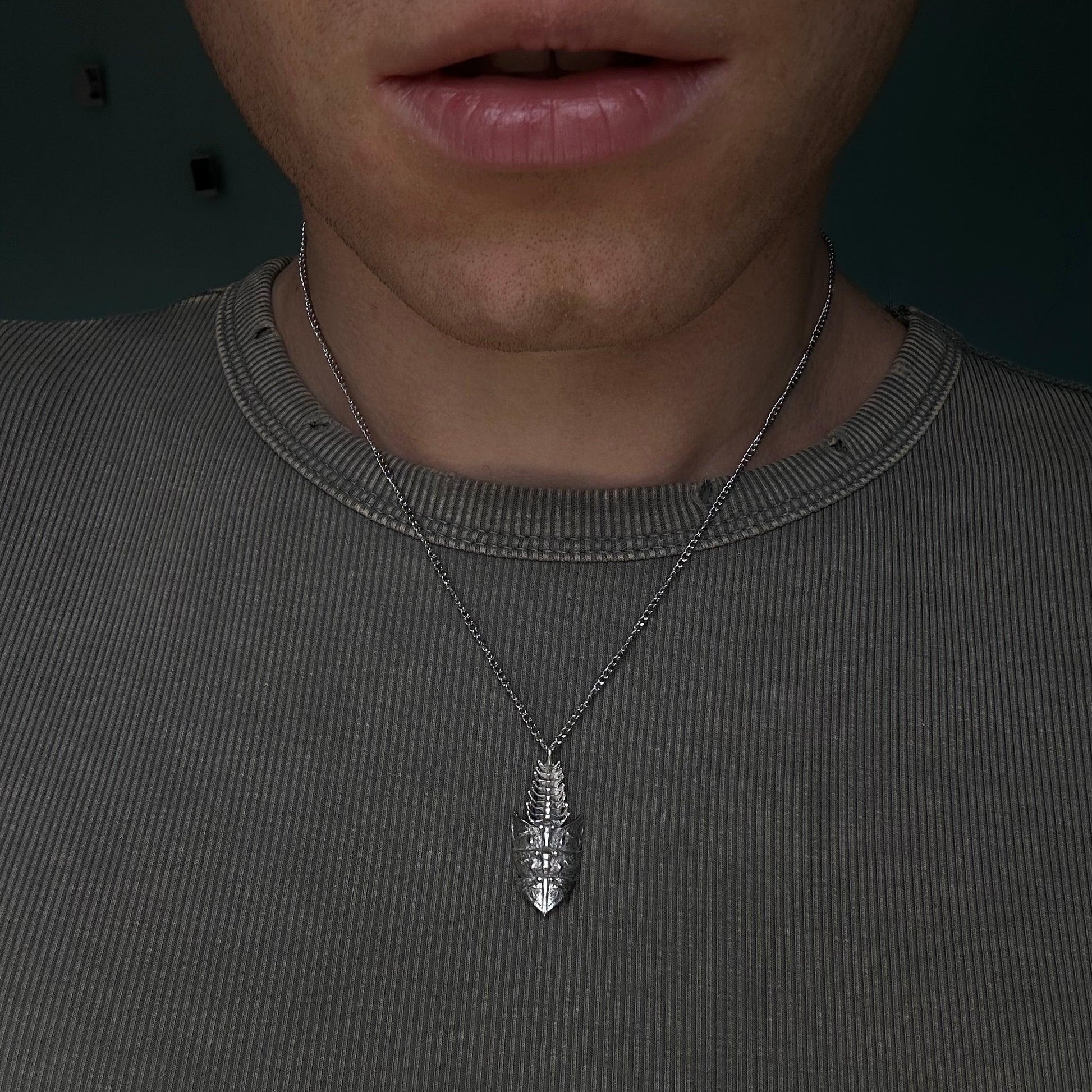 Trilobite bug necklace - chainsself - Pendants